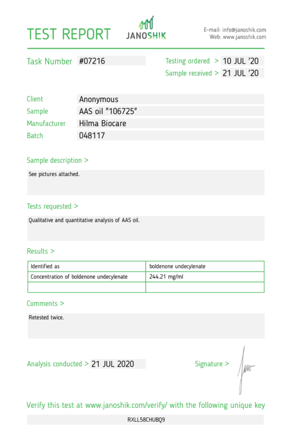 boldenone_undecylenate_lab_test